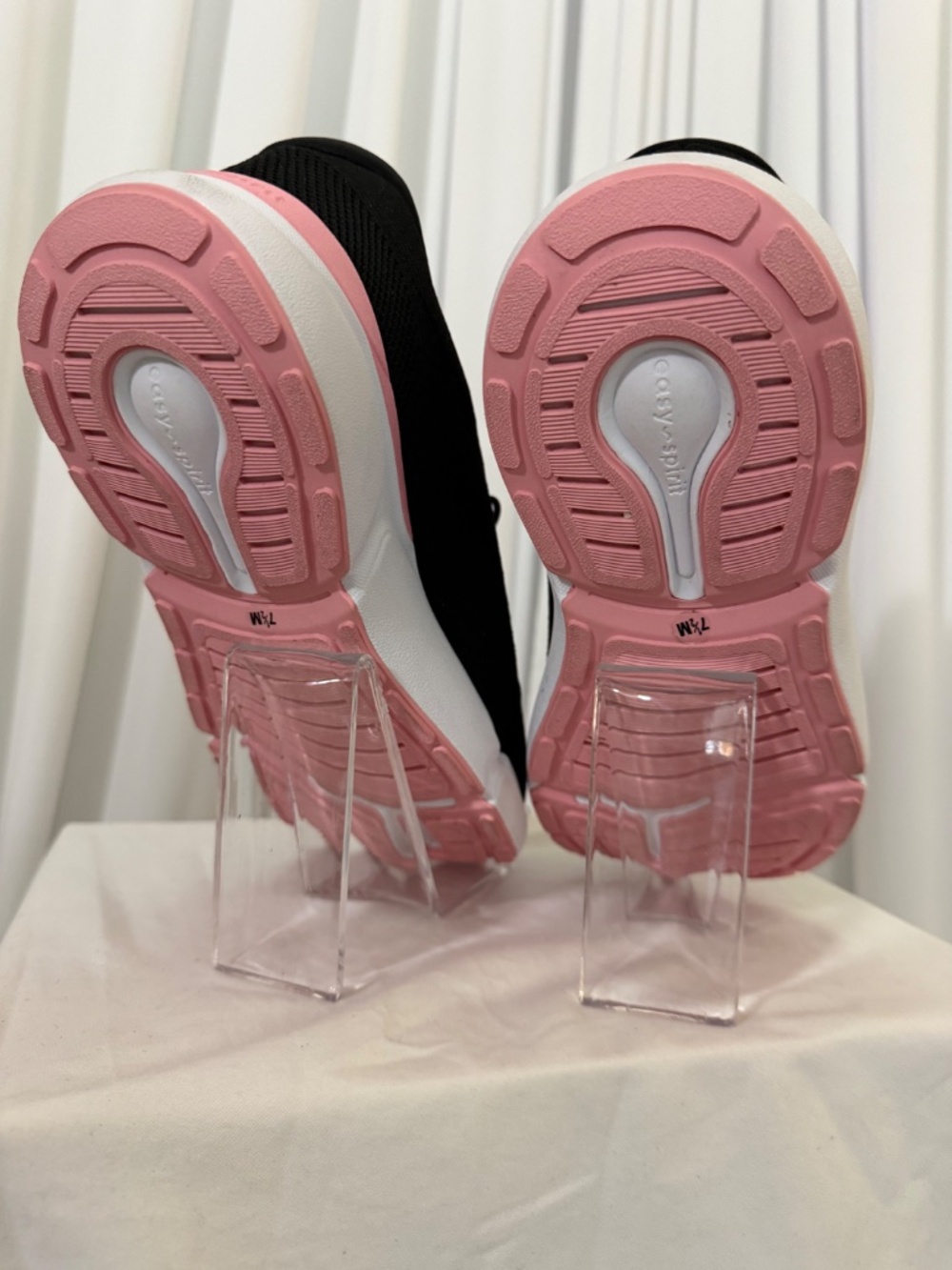 Easy Spirit x Denise Austin Sneakers Black Pink Orange Size 7.5M NWOB - Picture 13 of 16